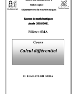 °Cours Calcul Différentiel FSR RABAT SMA5 10 11.pdf