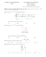 Đề kiểm tra cuối học kì 1 - Toán Học 12 - Dùng chung 3 sách - Theo form 2025 - Đề 20.doc