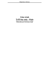 Giáo trình Triết học Mác - Lê Nin.pdf