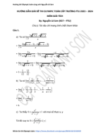 HƯỚNG DẪN GIẢI OLP FTU 2024 GIẢI TÍCH 30.01.pdf