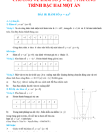 HÀM SỐ Y=AX^2. VÀ PHƯƠNG TRÌNH BẬC 2 MỘT ẨN.pdf