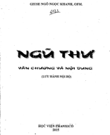 222.1 - TVTT0002462 - Ngũ Thư - Văn Chương Và Nội Dung - Ngô Ngọc Khanh - Học Viện Phanxicô.pdf