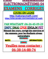 +EXAMENS ELECTROMAGNÉTISME-S4 SMP FSAC CASABLANCA.pdf