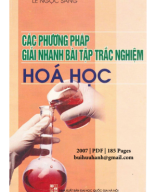 Các Phương Pháp Giải Nhanh Bài Tập Trắc Nghiệm Hóa Học (NXB Đại Học Quốc Gia 2007) - Lê Ngọc Sáng, 185 Trang.pdf