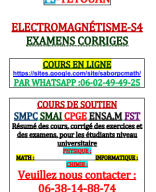 ELECTROMAGNÉTISME-S4 EXAMENS FS-TETOUAN.pdf