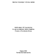 231.7 - TVTT0001555 - Thần Học Về Tạo Dựng Và Quan Phòng Thần Thiêng - Creatio Et Providentia Divina - Trung Tâm Học Vấn Đaminh.pdf