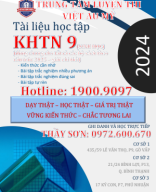 KHTN 9 (PHÂN MÔN SINH) - TÀI LIỆU HỌC TẬP 2024.pdf