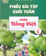 PHIẾU BÀI TẬP CUỐI TUẦN MÔN TIẾNG VIỆT LỚP 5 VŨ THỊ LAN KẾT NỐI TRI THỨC.pdf