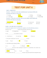 TEST FOR UNIT 6-KEY.docx