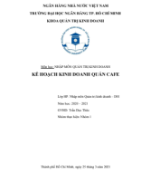 Tiểu luận lập kế hoạch kinh doanh quán cà phê THE SPACE Café.pdf