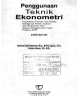 Penggunaan Teknik Ekonomi pendekatan populer dan praktis dilengkapai teknik analisis dan pengolahan data dengan menggunakan paket program SPSS, Edisi revisi.pdf