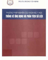 04. (Khối sức khỏe) Phương pháp nghiên cứu khoa học y học thống kê ứng dụng và phân tích số liệu Hoàng Văn Minh. 2014.pdf