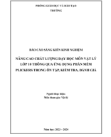 5200.(WORD) SKKN - ỨNG DỤNG PLICKERS LÝ 10.pdf