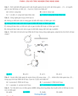 PHẦN I CÂU HỎI TRẮC NGHIỆM CÔNG NGHỆ GENE - GV.docx