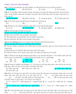 PHẦN I .CÂU HỎI TRẮC NGHIỆM - LIÊN KẾT GENE - GV.docx