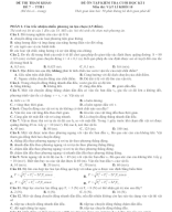 ĐỀ 7 - Kiểm tra cuối Học kì 1 - Vật Lí 10 - Form 2025 (Dùng chung 3 sách).docx