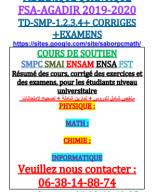 TD +EXAMENS MECANIQUE QUANTIQUE FSA-AGADIR.pdf