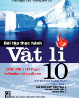 Bài Tập Thực Hành Vật Lí 10 Tập 2 (NXB Giáo Dục 2010) - Phạm Ngọc Tiến, 249 Trang.pdf