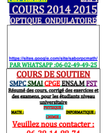 + COURS+OPTIQUE2 S4 FSA AGADIR.pdf