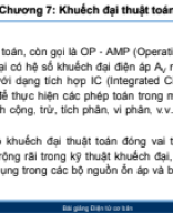 Chương 7 - Khuếch đại thuật toán.pdf