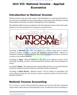 Unit 7 - National Income - Applied Economics.pdf