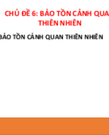 Chủ đề 6 BẢO TỒN CẢNH QUAN THIÊN NHIÊN.pptx