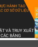 Bài 21 Thực hành cập nhật và truy xuất dữ liệu các bảng.pptx