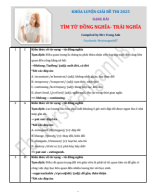 PHẦN II- ĐỒNG NGHĨA - TRÁI NGHĨA(KEYS).pdf