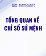 KIẾN THỨC CHỈ SỐ SỨ MỆNH