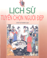 B 909 Lịch Sử Tuyển Chọn Người Đẹp (NXB Trẻ 2001) - Lưu Cự Tài, 440 Trang.pdf