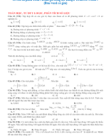 30 câu ôn phần Toán - Đánh giá năng lực ĐHQG TPHCM - Phần 5 (Bản word có giải).doc