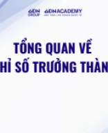 Ý NGHĨA CHỈ SỐ TRƯỞNG THÀNH