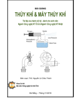 18147078-Bơm Quạt Máy nén-Bài giảng Thủy khí và Máy thủy khí-Ths Nguyễn Lê Châu Thành.pdf