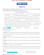 Second Semester Midterm Exam GRADE 10 Test 10 Giải Chi Tiết.docx