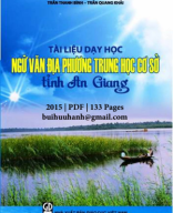 Tài Liệu Dạy Học Ngữ Văn Địa Phương Trung Học Cơ Sở Tỉnh An Giang (NXB Giáo Dục 2015) - Trần Thanh Bình, 133 Trang.pdf