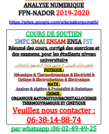 °SMIA FPN EXERCICES CORRIGES ANALYSE NUMERIQUE.pdf