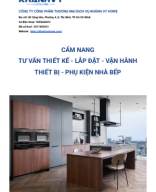 CẨM NANG TƯ VẤN THIẾT KẾ - LẮP ĐẶT - VẬN HÀNH THIẾT BỊ - PHỤ KIỆN NHÀ BẾP