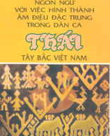 B 410 Ngôn Ngữ Với Việc Hình Thành Âm Điệu Đặc Trưng Trong Dân Ca Thái - Dương Đình Minh Sơn, 160 Trang.pdf