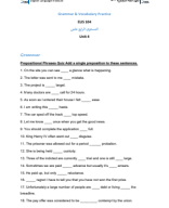 ELIS 120_Unlock 3_ Unit 4 Grammar & Vocabulary_تمارين مراجعه الوحده الرابعه_ المستوى الثانى علمى.pdf