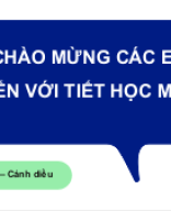 (PPT) Chương VII. Bài 1. Toạ độ của vecto.pptx