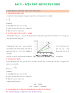 CHỦ ĐỀ 22 - ĐIỆN TRỞ - ĐỊNH LUẬT OHM - HS.docx