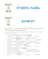 BÀI TẬP TỪ ĐỒNG NGHĨA TRÁI NGHĨA.docx