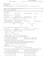 GK2 - HÓA HỌC 10 - Dùng chung 3 sách - Theo CV7991 - Đề 12.docx