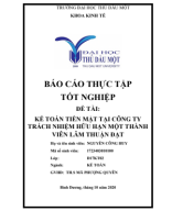 Báo cáo thực tập Kế toán tiền mặt tại công ty trách nhiệm hữu hạn một thành viên Lâm Thuận Đạt.pdf