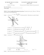 Đề thi thử TN THPT 2025 - Cấu trúc mới - Môn Toán Học - Đề 01 - Bộ 2 - File word có lời giải.doc