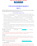 UNIT 10 ECOTOURISM GRADE 10 TEST 1 Giải Chi Tiết.docx