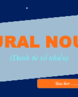 Chuyên đề - PLURAL.pptx