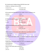 bca FOURTH SEMESTER sCRIPTING LANGUAGE  mcq ANSWERSHEET.pdf