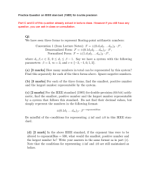 Practice Question on IEEE standard (1985) for double precision 