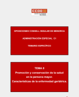 Tema 8. Conservacion y preservacion de la salud